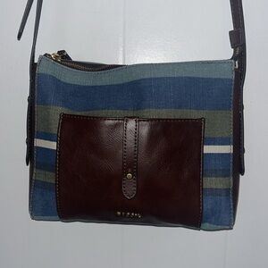 EUC | Fossil Striped Crossbody Bag!!